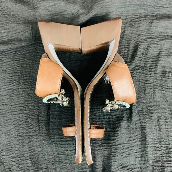 Donald J. Pliner Vintage 90s / Y2K Square Toe Block Heels  I Size 8.5 - Picture 4 of 8